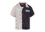 Homme   Femme Hologram/Striped Button Down Shirt Black Green