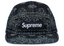 Supreme Bandana Jacquard Denim Camp Cap Indigo