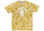 BAPE Color Camo College Tee Yellow