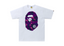 BAPE Color Camo Big Ape Head Tee White/Purple