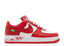 Louis Vuitton x Air Force 1 Low White Comet Red