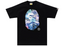 BAPE Ape Head Photo Firework Tee Black
