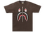 BAPE Shark Tee Brown