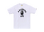 BAPE x GOD SELECTION XXX College Tee White