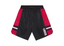 MC Chasson Layered Mesh Track Shorts 'Black Red'