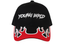 Young WRLD Embroidered Flames Dad Hat Red