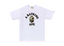 BAPE 1st Camo College Tee White/Yellow