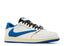 Fragment Design x Travis Scott x Air Jordan 1 Retro Low OG SP Sail Military Blue