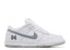 Supreme x Dunk Low SB White Metallic Silver