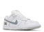 Supreme x Dunk Low SB White Metallic Silver